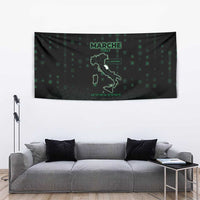Italy Marche Tapestry Map And Coordinates Code