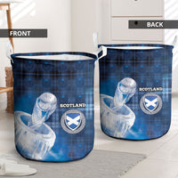 Scotland Football Laundry Basket Ice Hole Celtic Thistle Tartan Flower Patterns