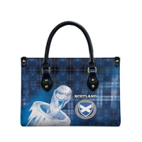 Scotland Football Leather Bag Ice Hole Celtic Thistle Tartan Flower Patterns