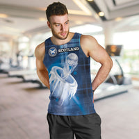 Custom Scotland Football Men Tank Top Ice Hole Celtic Thistle Tartan Flower Patterns