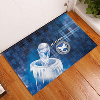Scotland Football Rubber Doormat Ice Hole Celtic Thistle Tartan Flower Patterns