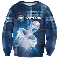 Custom Scotland Football Sweatshirt Ice Hole Celtic Thistle Tartan Flower Patterns