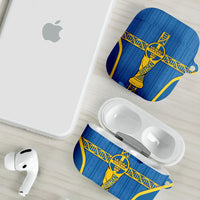 Sweden Football AirPods Case Three Crowns Golden DNA Trophy