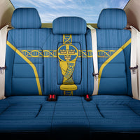 Sweden Football Back Car Seat Cover Three Crowns Golden DNA Trophy