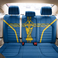 Sweden Football Back Car Seat Cover Three Crowns Golden DNA Trophy