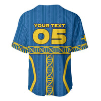 Custom Sweden Football Baseball Jersey Three Crowns Golden DNA Trophy
