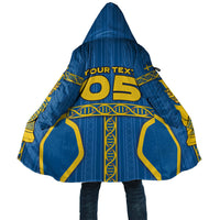 Custom Sweden Football Cloak Three Crowns Golden DNA Trophy