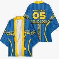 Custom Sweden Football Kimono Three Crowns Golden DNA Trophy