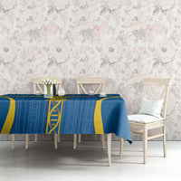 Sweden Football Tablecloth Three Crowns Golden DNA Trophy