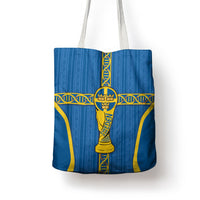 Sweden Football Tote Bag Three Crowns Golden DNA Trophy