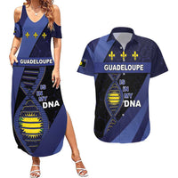 Guadeloupe Is In My DNA Couples Matching Summer Maxi Dress and Hawaiian Shirt - Wonder Print Shop