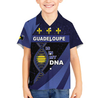 Guadeloupe Is In My DNA Family Matching Off The Shoulder Long Sleeve Dress and Hawaiian Shirt - Wonder Print Shop