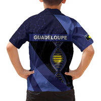 Guadeloupe Is In My DNA Family Matching Off Shoulder Short Dress and Hawaiian Shirt - Wonder Print Shop