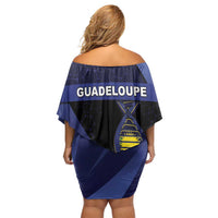 Guadeloupe Is In My DNA Family Matching Off Shoulder Short Dress and Hawaiian Shirt - Wonder Print Shop