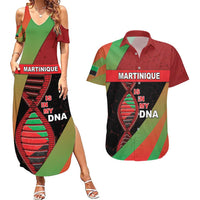 Martinique Is In My DNA Couples Matching Summer Maxi Dress and Hawaiian Shirt - Wonder Print Shop
