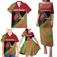 Martinique Is In My DNA Family Matching Puletasi and Hawaiian Shirt - Wonder Print Shop