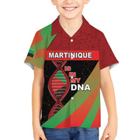 Martinique Is In My DNA Family Matching Tank Maxi Dress and Hawaiian Shirt - Wonder Print Shop