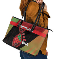 Martinique Is In My DNA Leather Tote Bag - Wonder Print Shop
