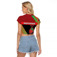 Martinique Is In My DNA Raglan Cropped T Shirt - Wonder Print Shop