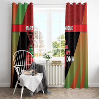 Martinique Is In My DNA Window Curtain - Wonder Print Shop