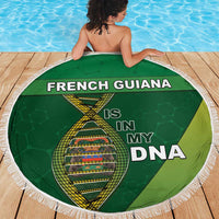French Guiana Is In My DNA Beach Blanket - Wonder Print Shop