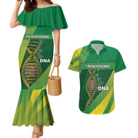 French Guiana Is In My DNA Couples Matching Mermaid Dress and Hawaiian Shirt - Wonder Print Shop