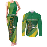 French Guiana Is In My DNA Couples Matching Tank Maxi Dress and Long Sleeve Button Shirt - Wonder Print Shop