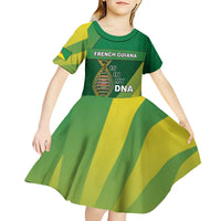 French Guiana Is In My DNA Kid Short Sleeve Dress - Wonder Print Shop