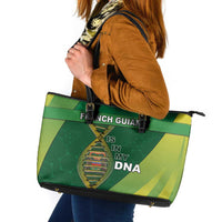 French Guiana Is In My DNA Leather Tote Bag - Wonder Print Shop