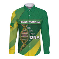 French Guiana Is In My DNA Long Sleeve Button Shirt - Wonder Print Shop