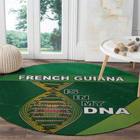 French Guiana Is In My DNA Round Carpet - Wonder Print Shop