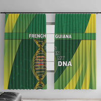 French Guiana Is In My DNA Window Curtain - Wonder Print Shop