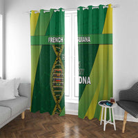 French Guiana Is In My DNA Window Curtain - Wonder Print Shop