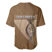 Saint Martin Is In My DNA Baseball Jersey - Wonder Print Shop