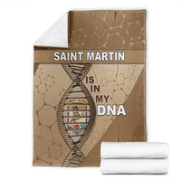 Saint Martin Is In My DNA Blanket - Wonder Print Shop