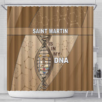 Saint Martin Is In My DNA Shower Curtain - Wonder Print Shop