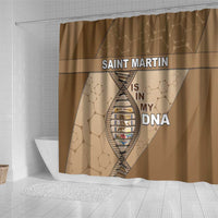 Saint Martin Is In My DNA Shower Curtain - Wonder Print Shop