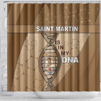Saint Martin Is In My DNA Shower Curtain - Wonder Print Shop