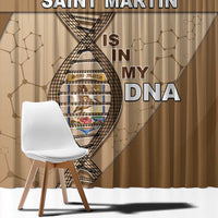 Saint Martin Is In My DNA Window Curtain - Wonder Print Shop