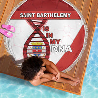 Saint Barthelemy Is In My DNA Beach Blanket - Wonder Print Shop
