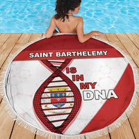 Saint Barthelemy Is In My DNA Beach Blanket - Wonder Print Shop