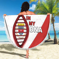 Saint Barthelemy Is In My DNA Beach Blanket - Wonder Print Shop