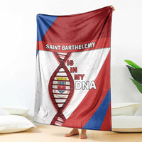 Saint Barthelemy Is In My DNA Blanket - Wonder Print Shop