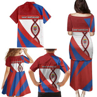 Saint Barthelemy Is In My DNA Family Matching Puletasi and Hawaiian Shirt - Wonder Print Shop