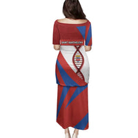 Saint Barthelemy Is In My DNA Family Matching Puletasi and Hawaiian Shirt - Wonder Print Shop