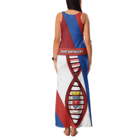 Saint Barthelemy Is In My DNA Family Matching Tank Maxi Dress and Hawaiian Shirt - Wonder Print Shop