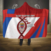 Saint Barthelemy Is In My DNA Hooded Blanket - Wonder Print Shop
