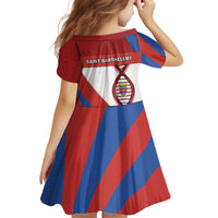 Saint Barthelemy Is In My DNA Kid Short Sleeve Dress - Wonder Print Shop
