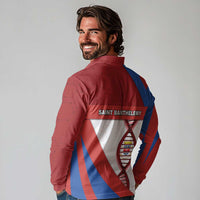 Saint Barthelemy Is In My DNA Long Sleeve Polo Shirt - Wonder Print Shop