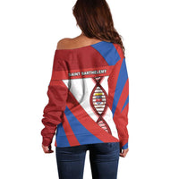 Saint Barthelemy Is In My DNA Off Shoulder Sweater - Wonder Print Shop